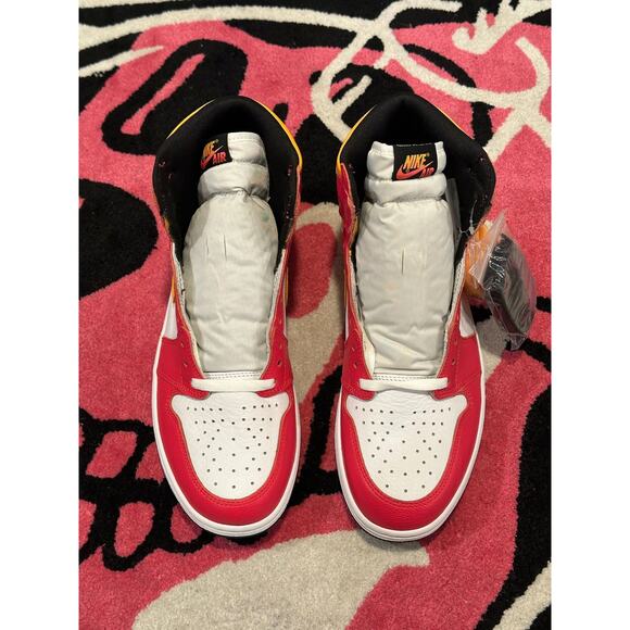Jordan 1 Retro High OG Light Fusion Red - Picture 2 of 8